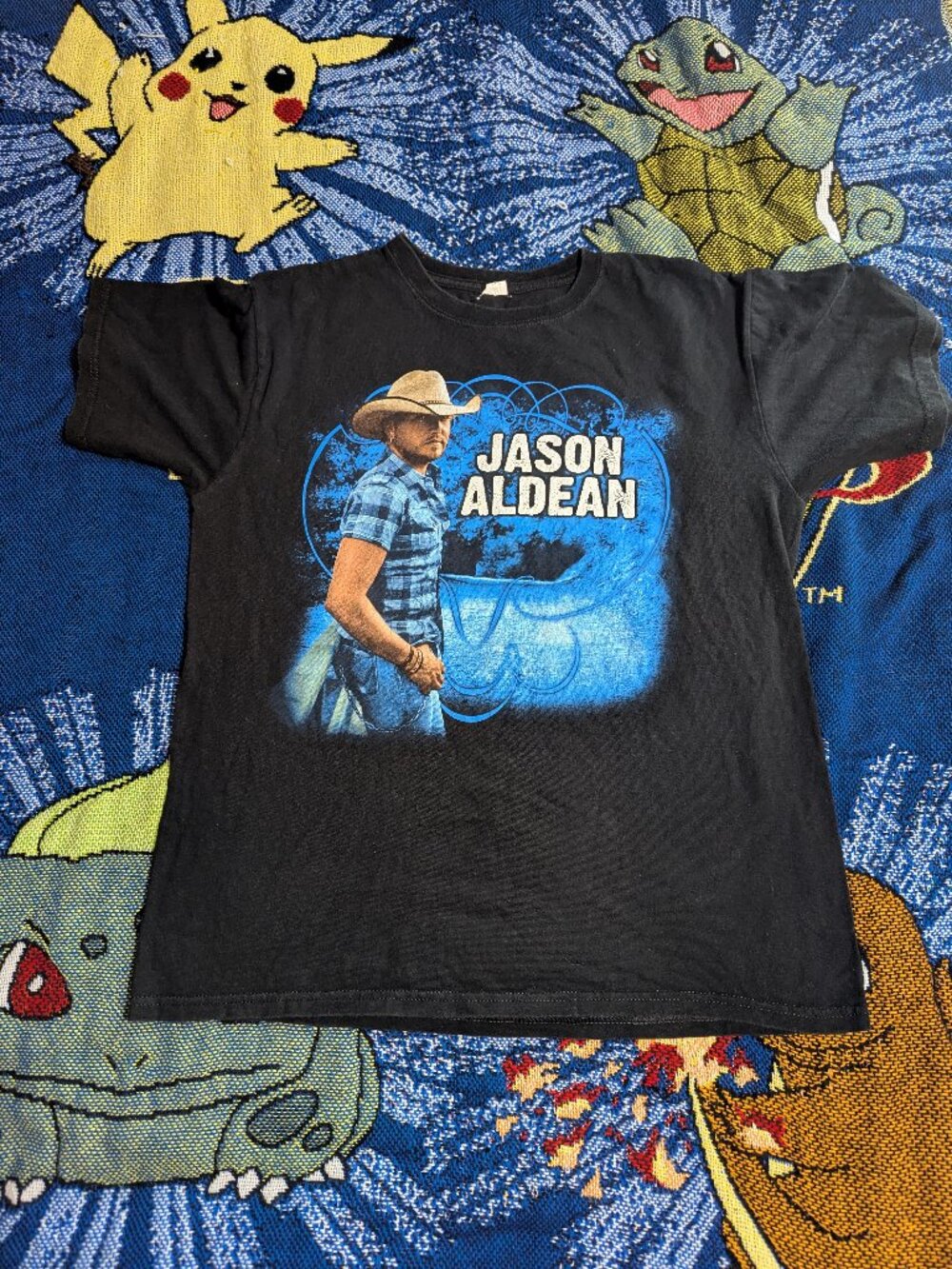 Jason Aldean 2011 My Kinda Party Tour Black T-Shirt sz Large